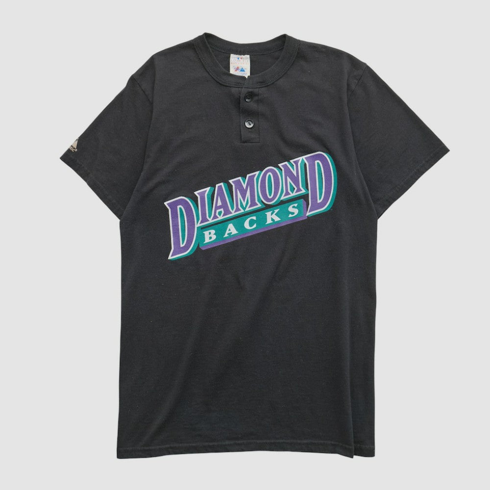 Arizona Diamondbacks Majestic 2000s T-shirt - Black - Vintage T-shirts