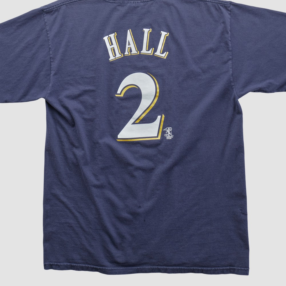 Milwaukee Brewers Majestic 2000s T-shirt - Navy - Vintage T-shirts