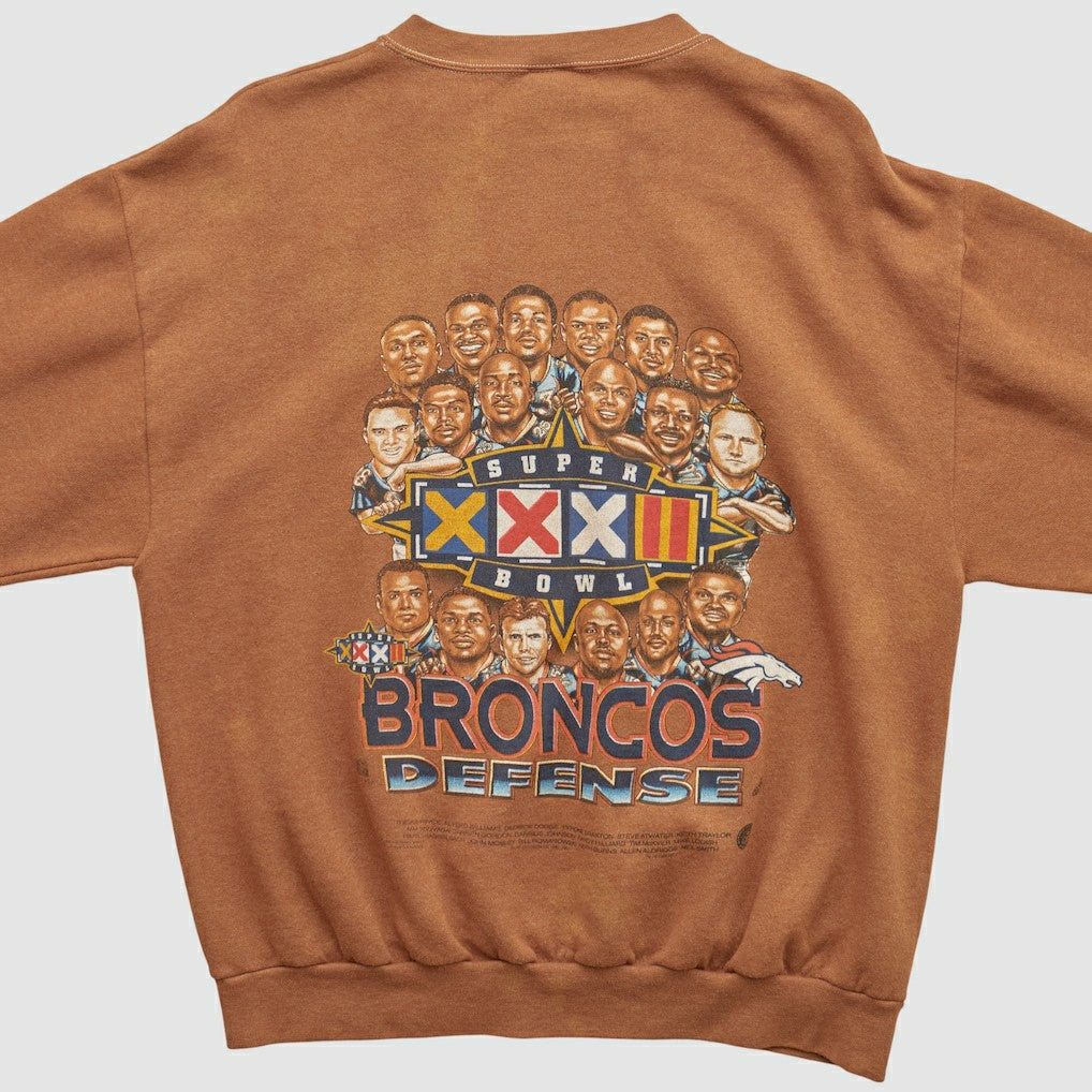 Denver Broncos Delta 1998 Pullover Sweatshirt - Clay Pullover