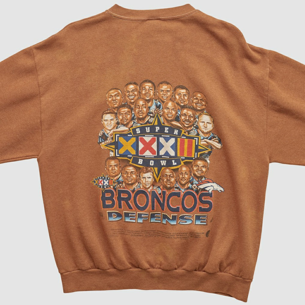 Denver Broncos Delta 1998 Pullover Sweatshirt - Clay Pullover