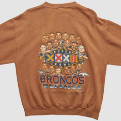 Denver Broncos Delta 1998 Pullover Sweatshirt - Clay Pullover