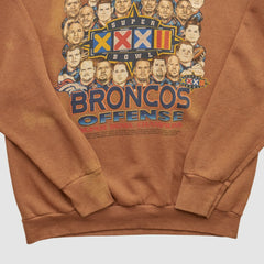 Denver Broncos Delta 1998 Pullover Sweatshirt - Clay Pullover
