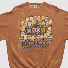 Denver Broncos Delta 1998 Pullover Sweatshirt - Clay Pullover