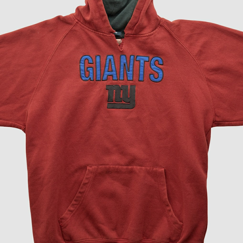 New York Giants Reebok 2000s Hooded Pullover Sweatshirt - Red Pullover