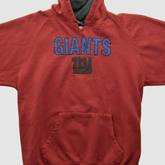 New York Giants Reebok 2000s Hooded Pullover Sweatshirt - Red Pullover
