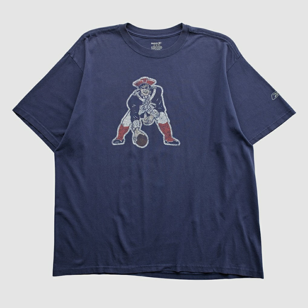 New England Patriots Reebok 2000s T-shirt - Navy T-shirts