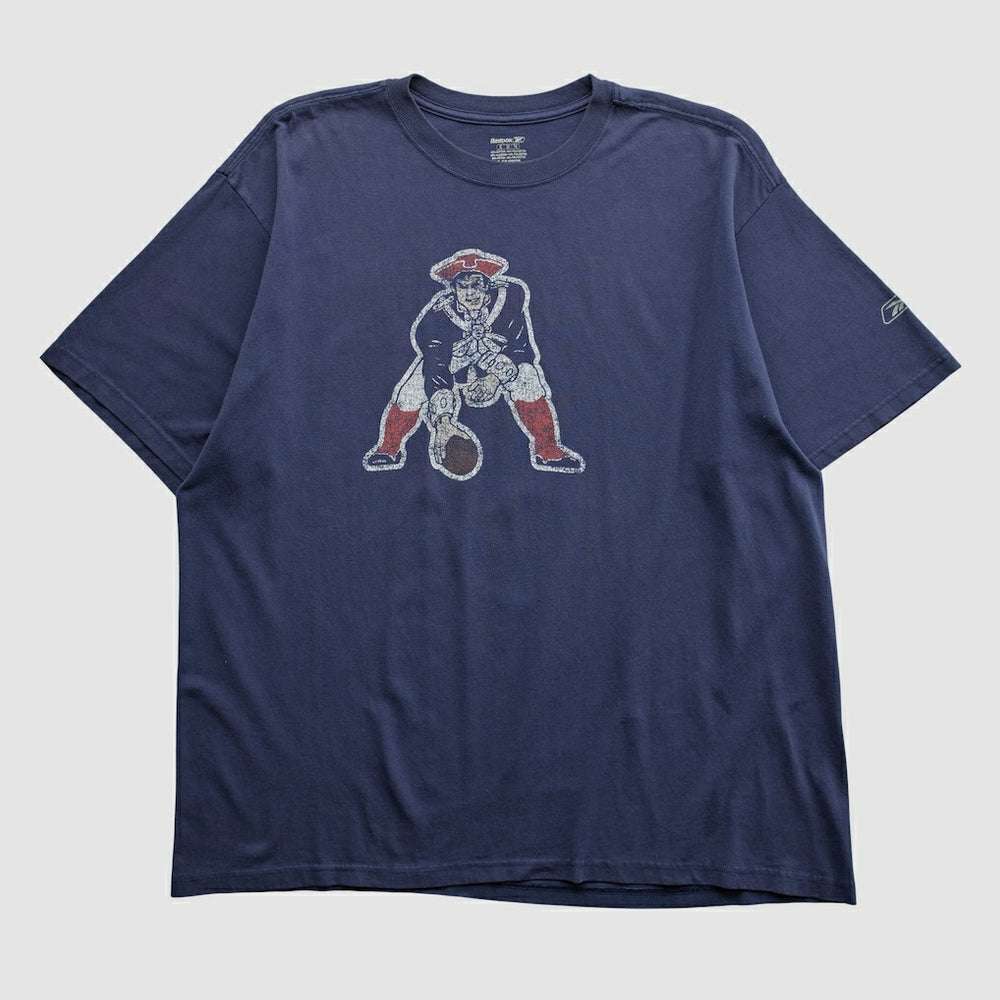 New England Patriots Reebok 2000s T-shirt - Navy T-shirts