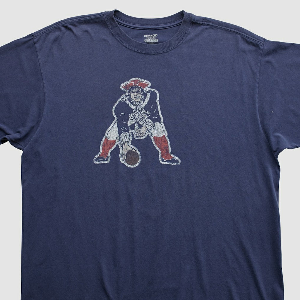 New England Patriots Reebok 2000s T-shirt - Navy T-shirts