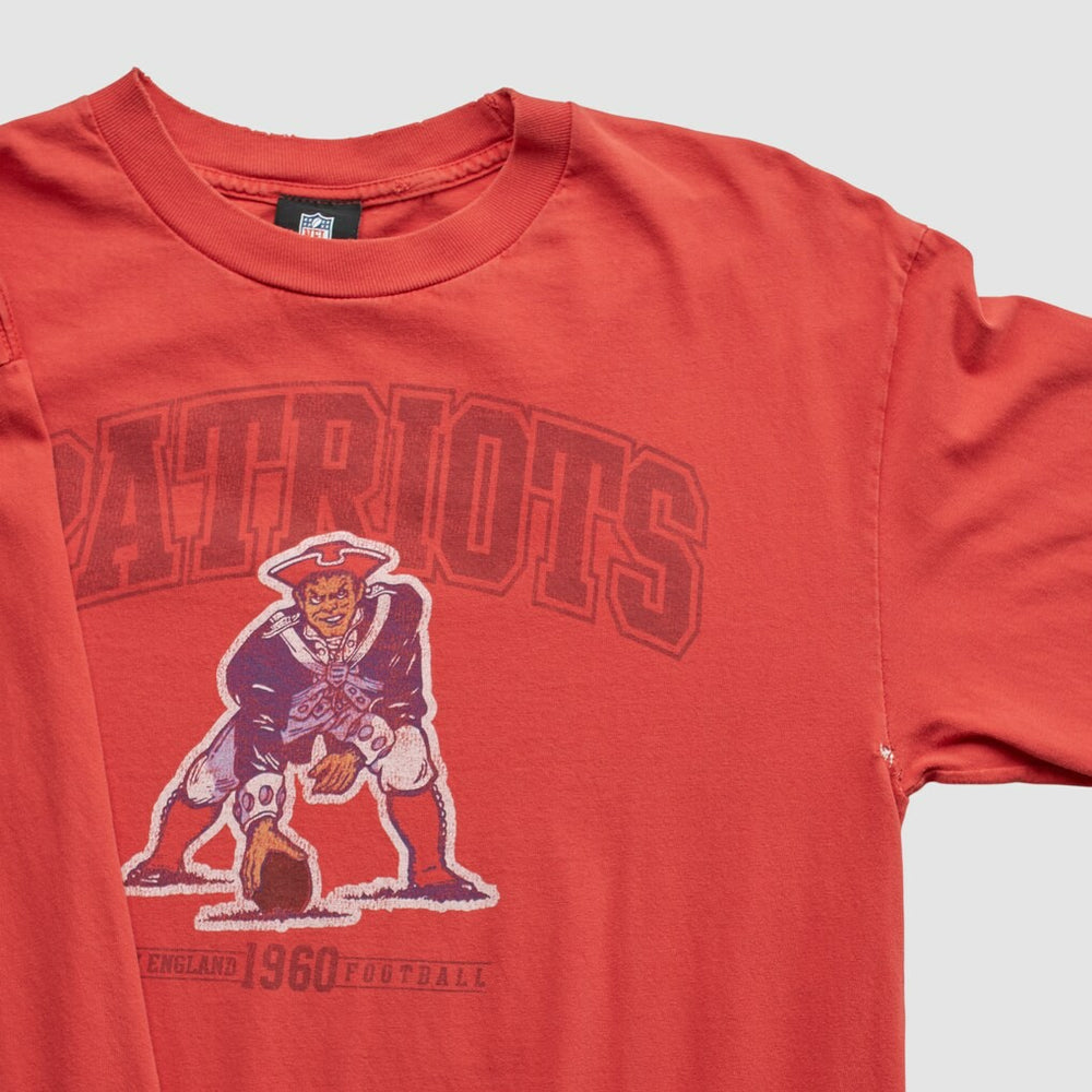 New England Patriots NFL 2010s Long Sleeve T-shirt - Red T-shirts