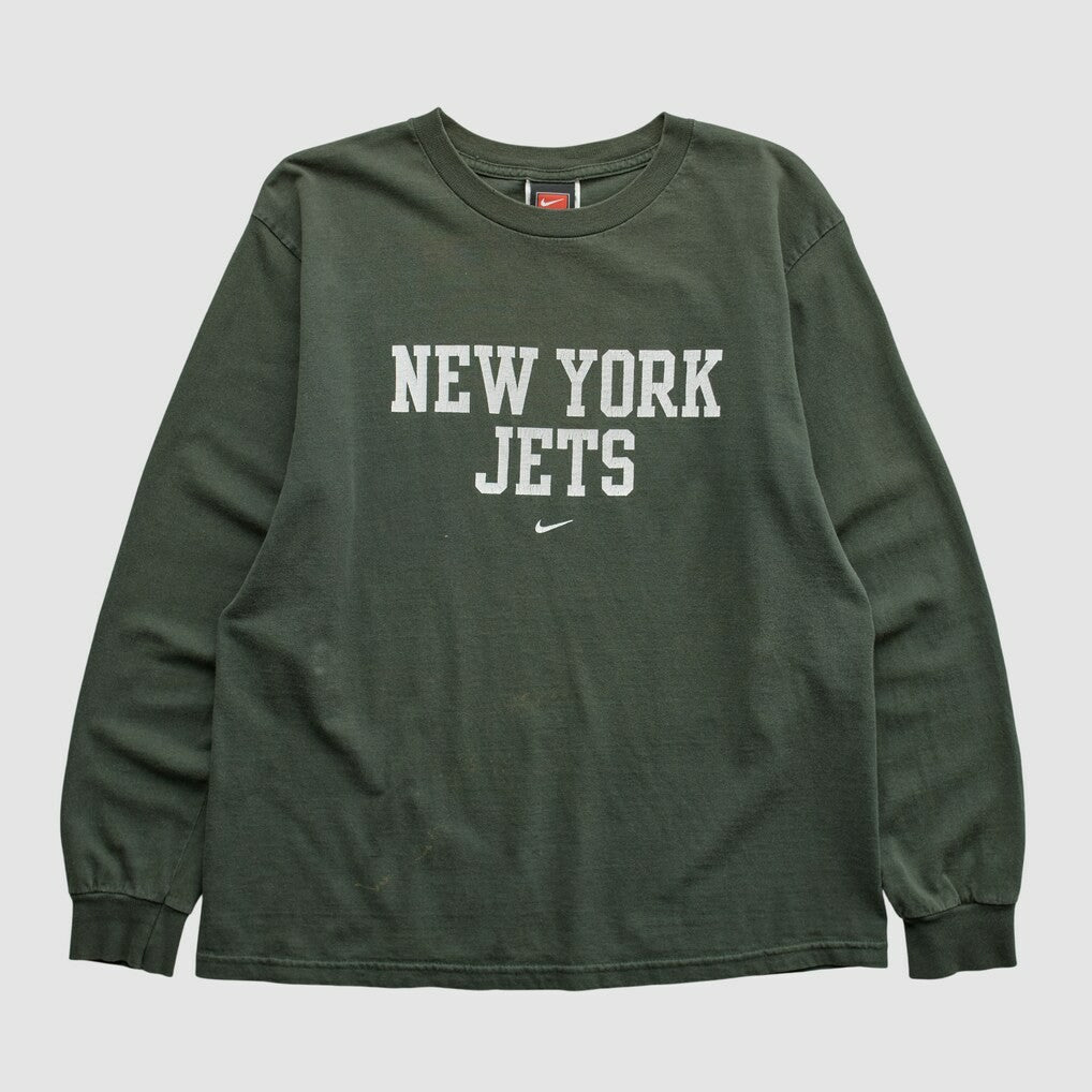 New York Jets 2000s Long Sleeve T-shirt - Green T-shirts