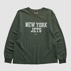 New York Jets 2000s Long Sleeve T-shirt - Green T-shirts
