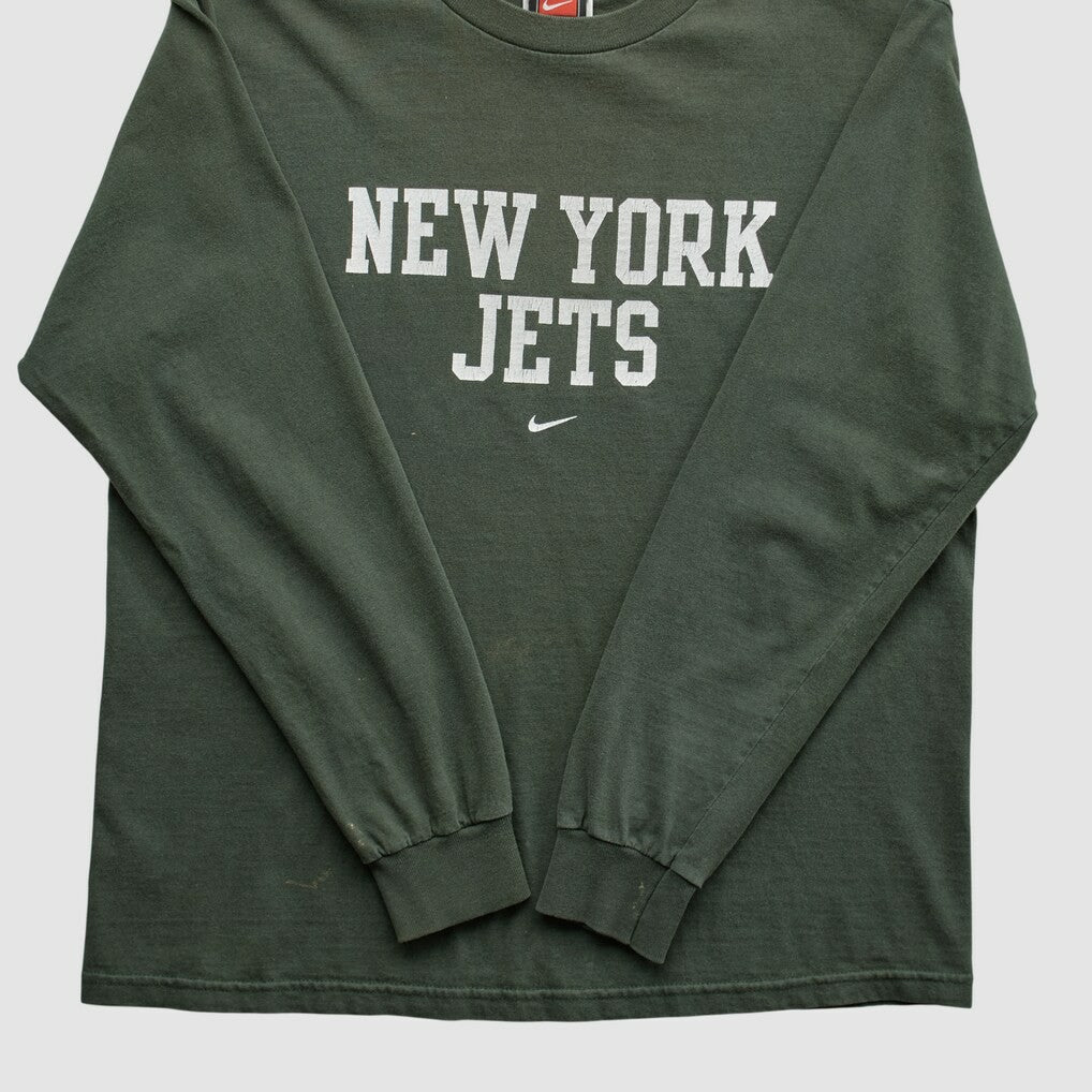 New York Jets 2000s Long Sleeve T-shirt - Green T-shirts