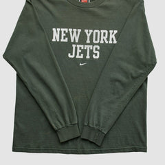 New York Jets 2000s Long Sleeve T-shirt - Green T-shirts