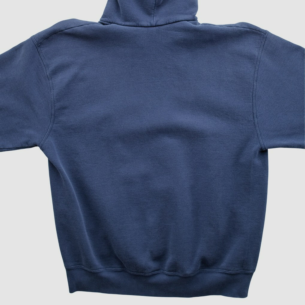 Denver Broncos Pro Player 90s Hooded Pullover Sweatshirt - Navy Pullover