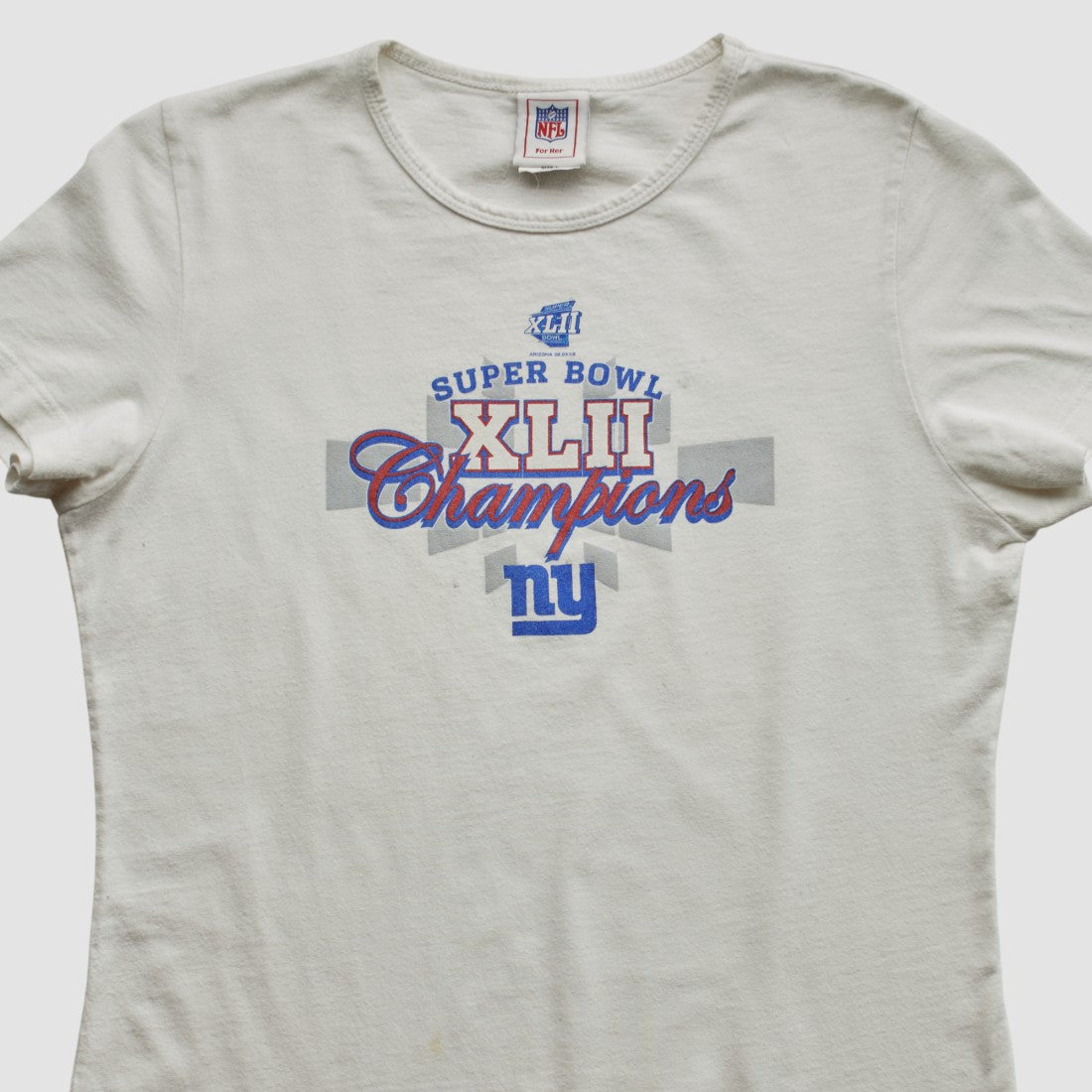 Super Bowl XLII NFL 2008 T-shirt - White T-shirts