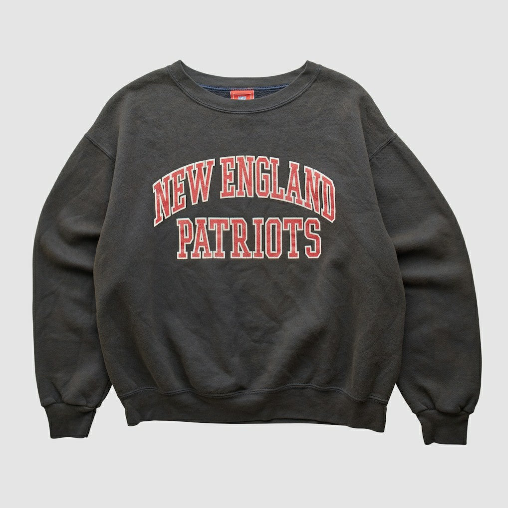 New England Patriots NFL 2000s Pullover Sweatshirt - Black Pullover