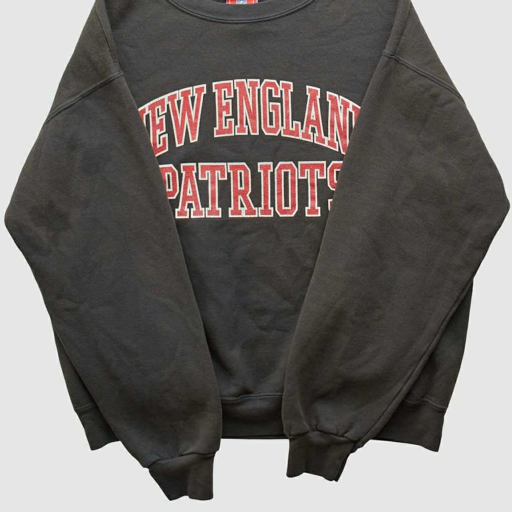 New England Patriots NFL 2000s Pullover Sweatshirt - Black Pullover