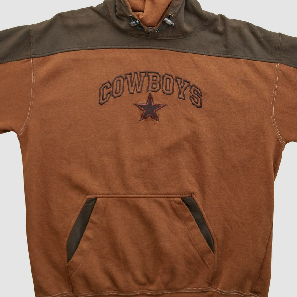 Dallas Cowboys Cowboys Authentic Apparel 2000s Hooded Pullover Sweatshirt - Clay Pullover