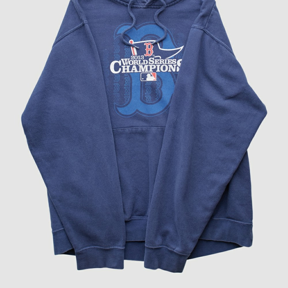 World Series Genuine Merchandise 2013 Hooded Pullover Sweatshirt - Navy - Vintage Pullover