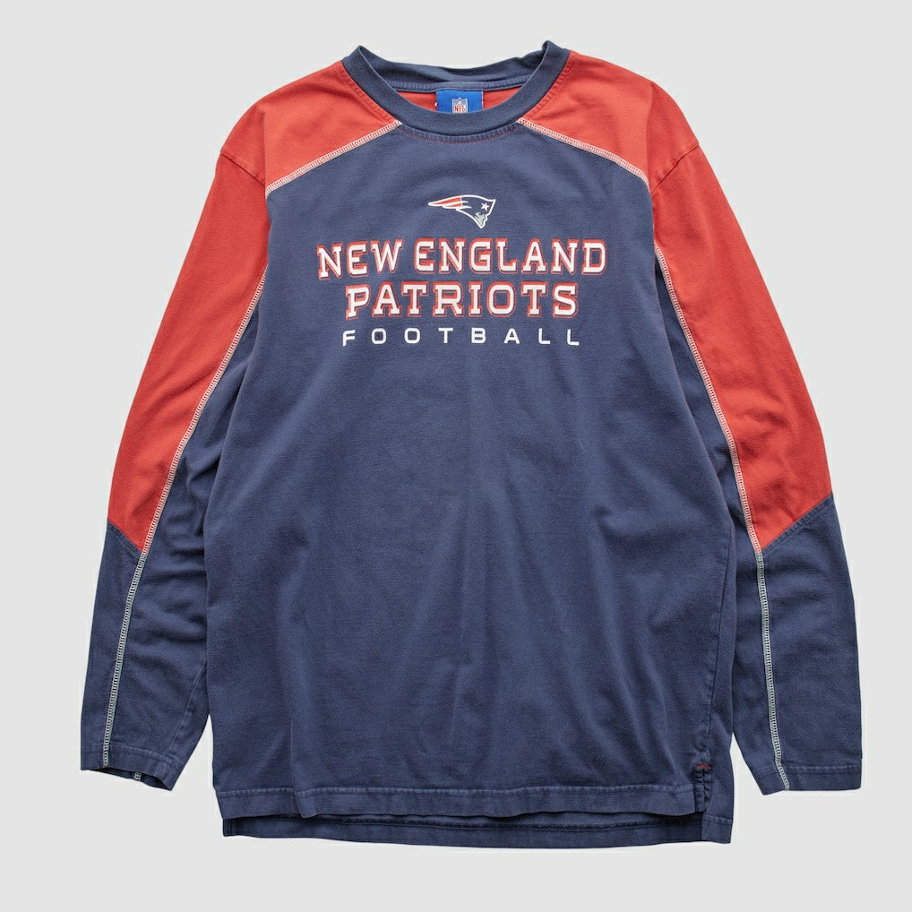 New England Patriots NFL 2000s Long Sleeve T-shirt - Navy T-shirts