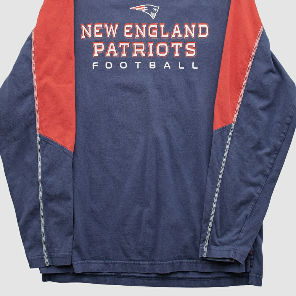 New England Patriots NFL 2000s Long Sleeve T-shirt - Navy T-shirts