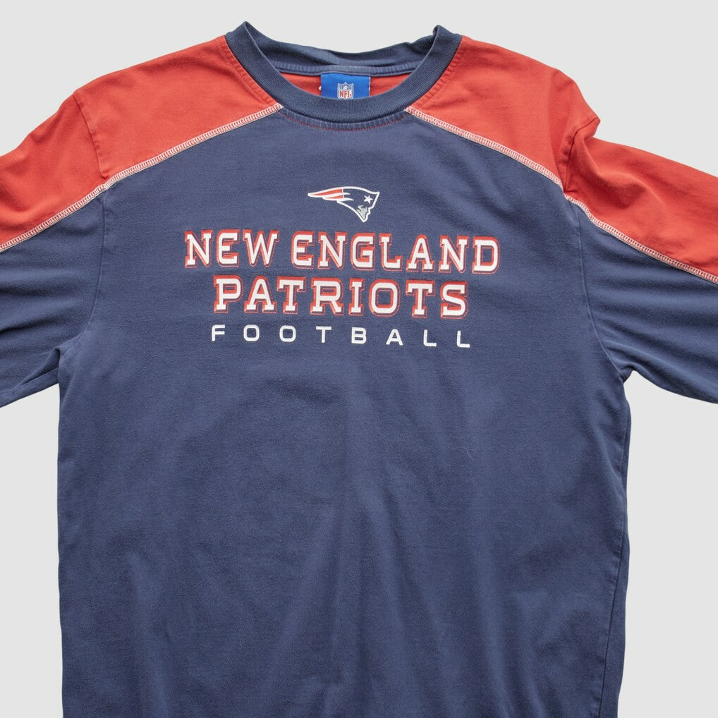 New England Patriots NFL 2000s Long Sleeve T-shirt - Navy T-shirts