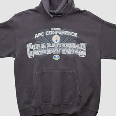 Pittsburgh Steelers NFL 2008 Hooded Pullover Sweatshirt - Black Pullover