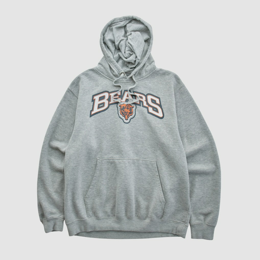 Chicago Bears 2010s Hooded Pullover Sweatshirt - Heather Gray Pullover