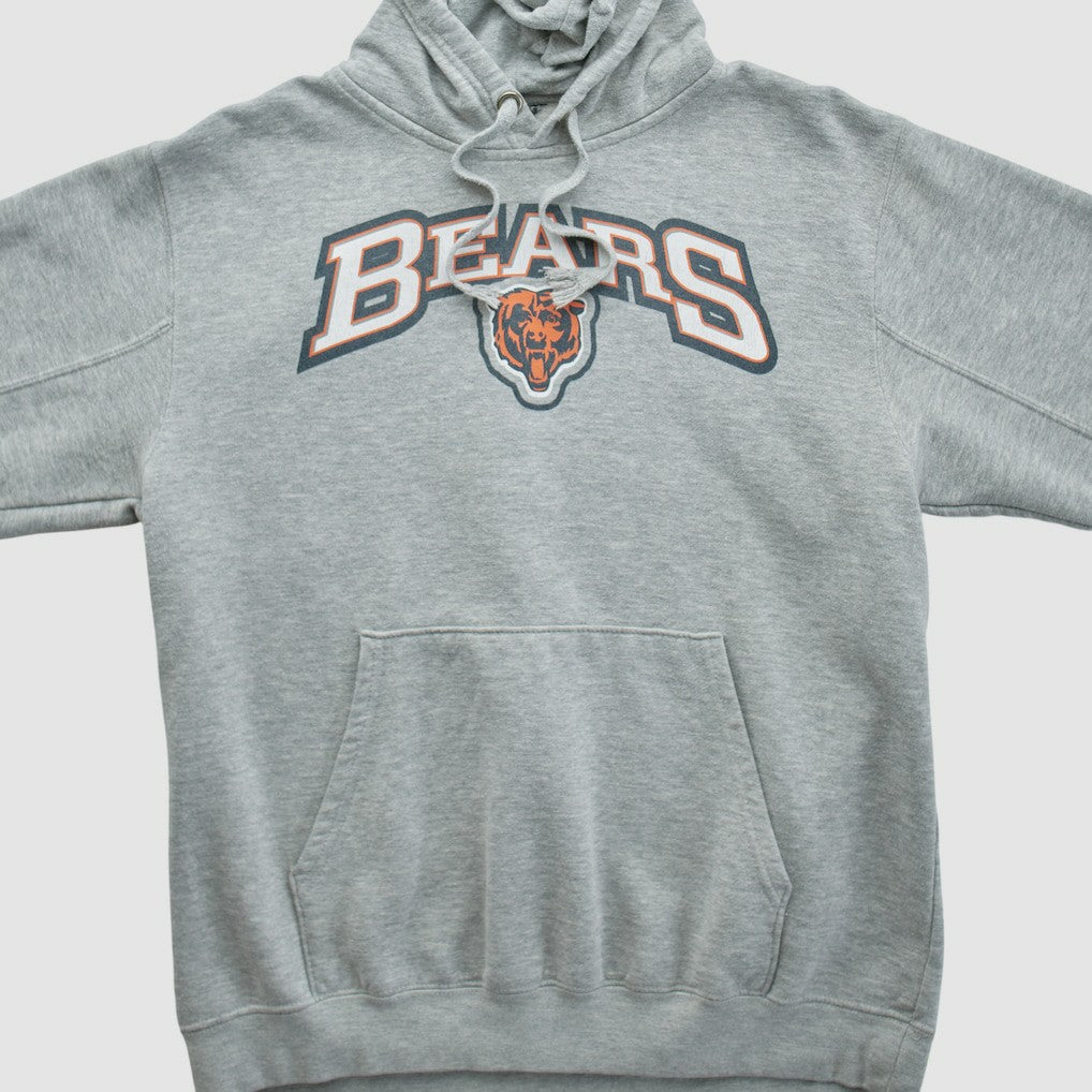 Chicago Bears 2010s Hooded Pullover Sweatshirt - Heather Gray Pullover