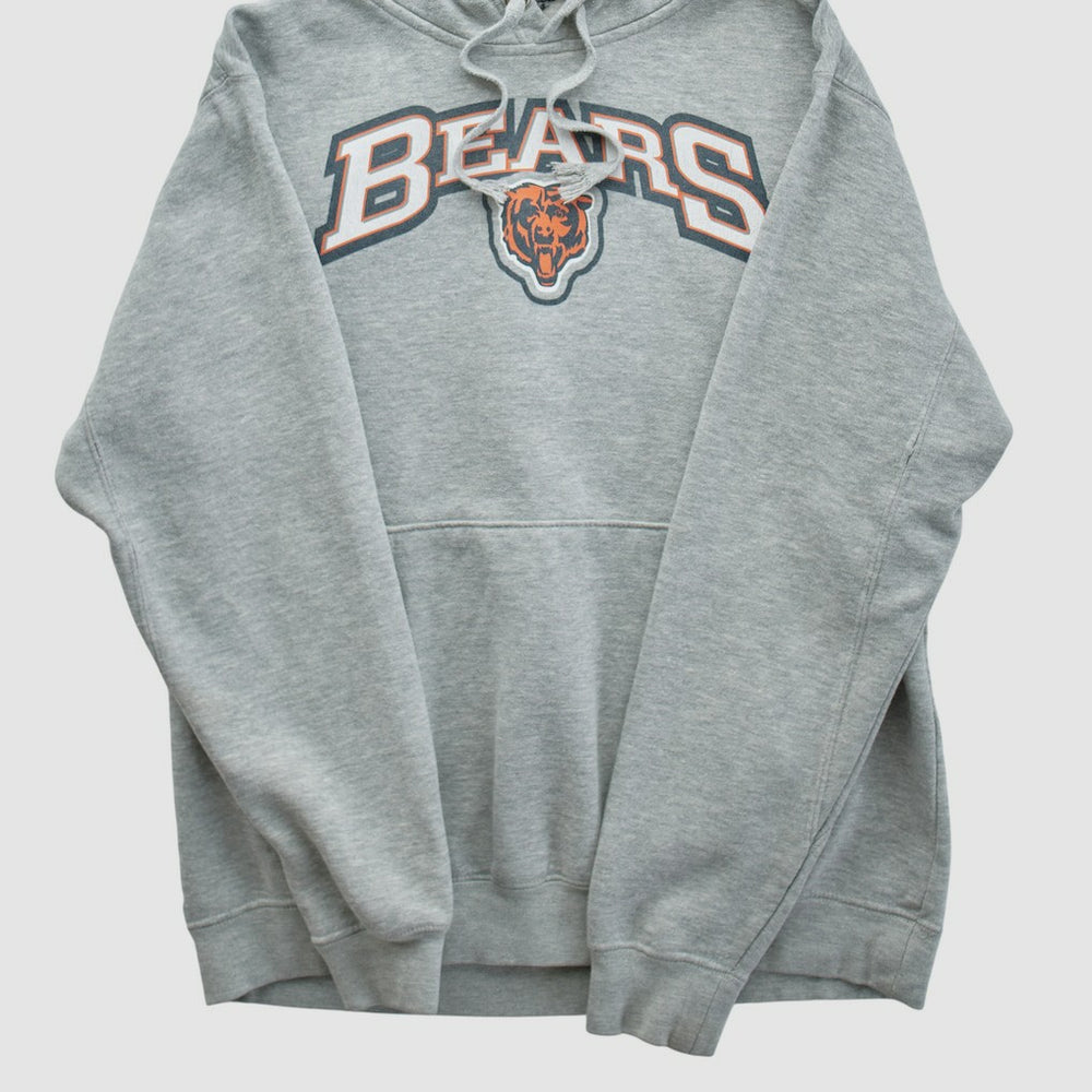 Chicago Bears 2010s Hooded Pullover Sweatshirt - Heather Gray Pullover