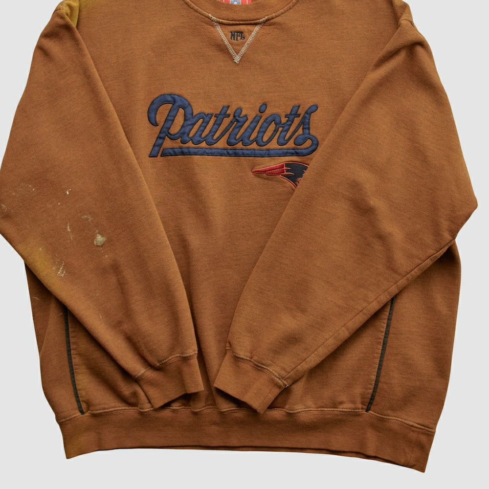 New England Patriots NFL 2000s Pullover Sweatshirt - Clay Pullover