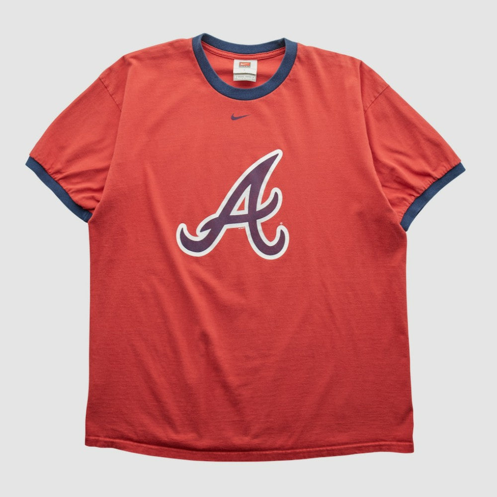 Atlanta Braves Nike 2000s T-shirt - Red - Vintage T-shirts
