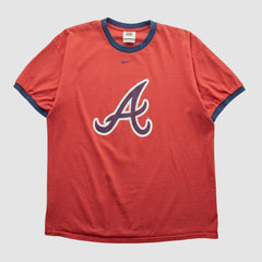 Atlanta Braves Nike 2000s T-shirt - Red - Vintage T-shirts