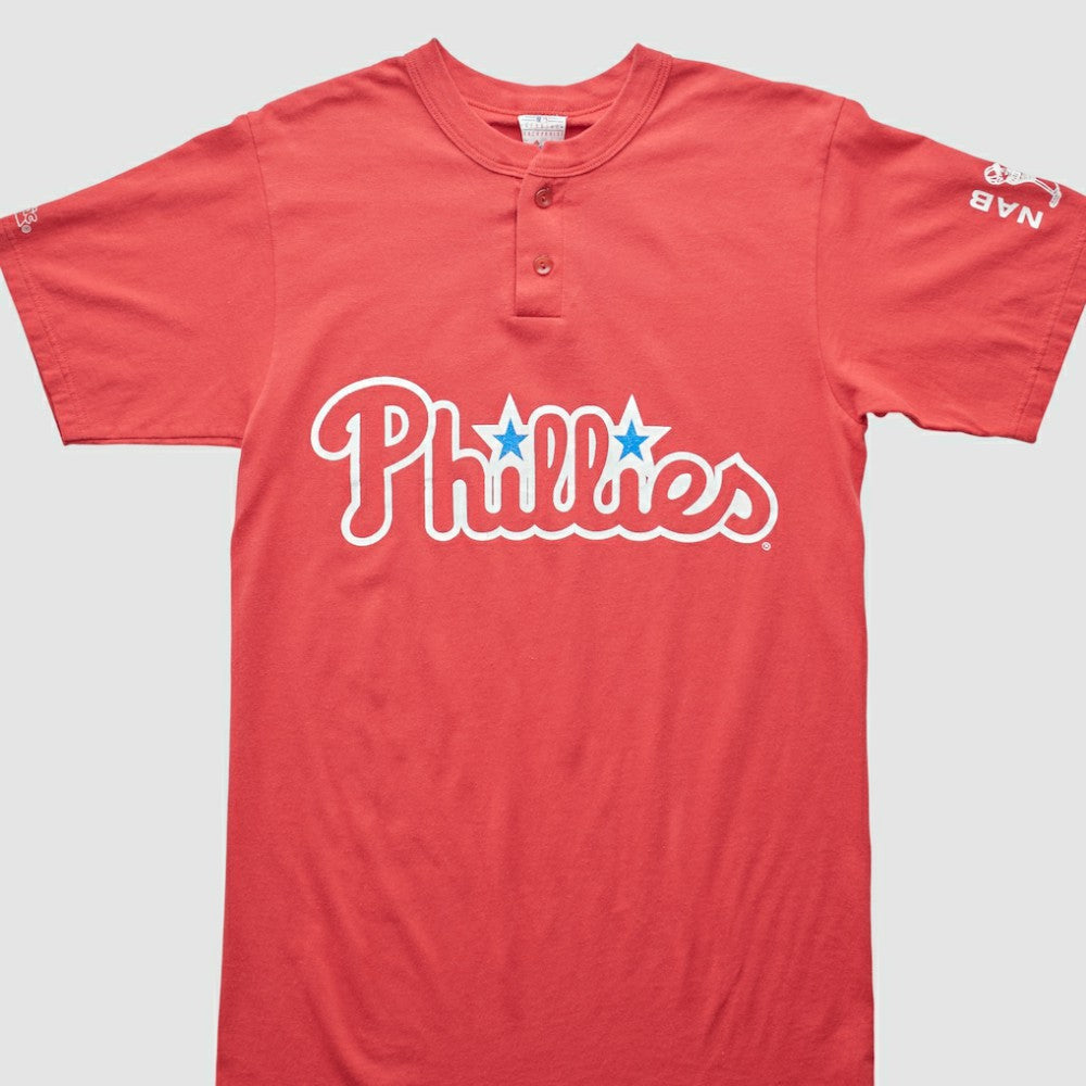 Philadelphia Phillies Majestic 2000s T-shirt - Red - Vintage T-shirts