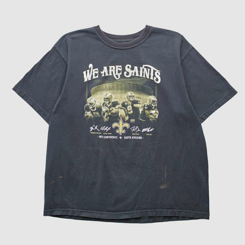 New Orleans Saints Reebok 2000s T-shirt - Black T-shirts