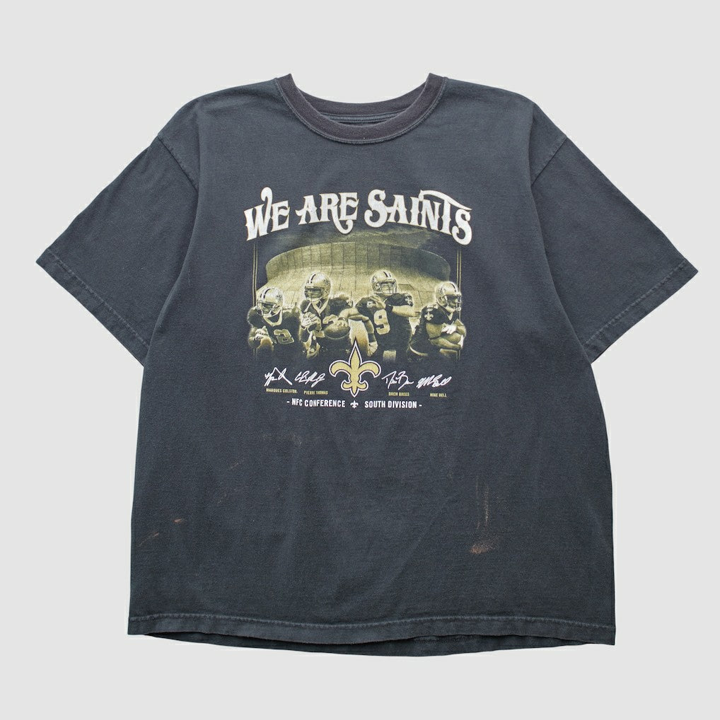 New Orleans Saints Reebok 2000s T-shirt - Black T-shirts