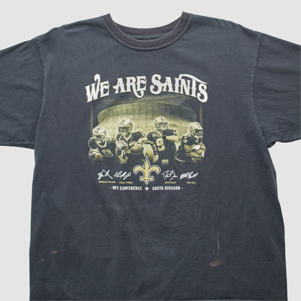 New Orleans Saints Reebok 2000s T-shirt - Black T-shirts