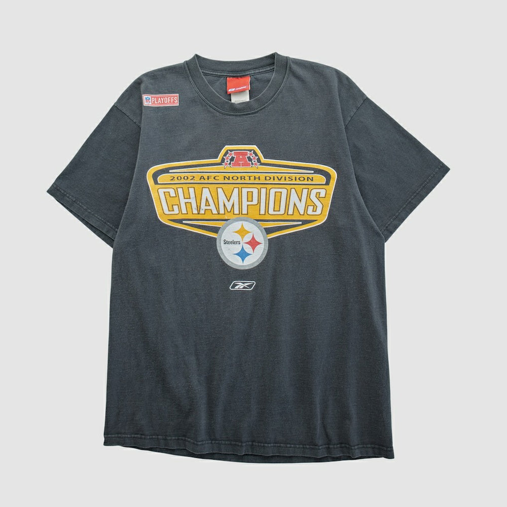 Pittsburgh Steelers Reebok 2002 T-shirt - Black T-shirts
