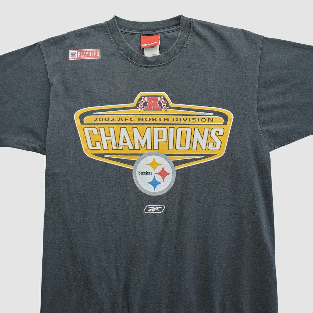 Pittsburgh Steelers Reebok 2002 T-shirt - Black T-shirts