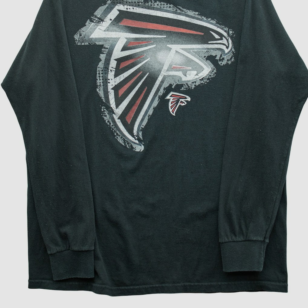 Atlanta Falcons NFL 2010s Long Sleeve T-shirt - Black T-shirts