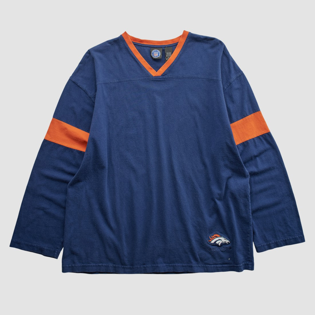 Denver Broncos NFL 2000s Long Sleeve T-shirt - Navy T-shirts