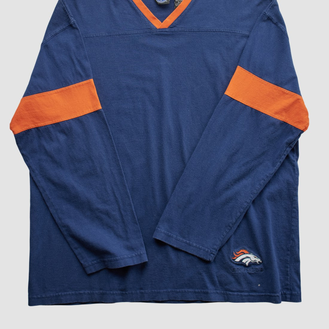 Denver Broncos NFL 2000s Long Sleeve T-shirt - Navy T-shirts