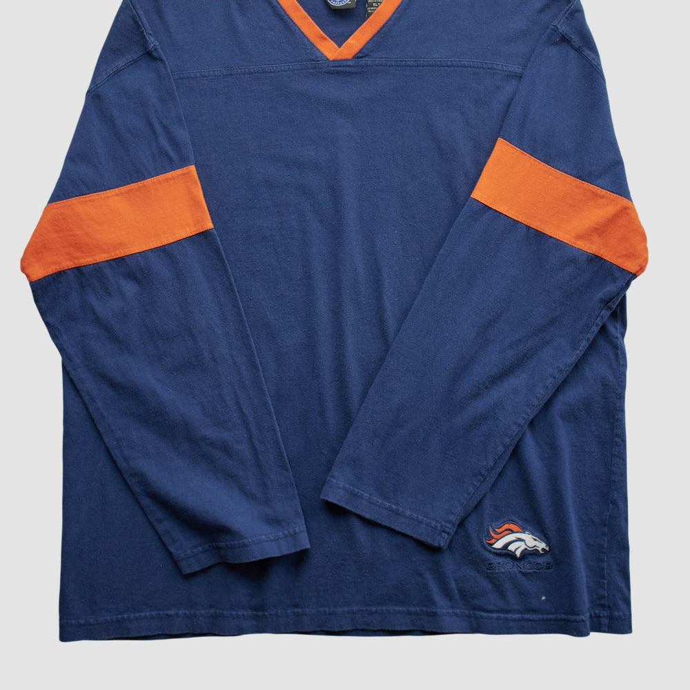 Denver Broncos NFL 2000s Long Sleeve T-shirt - Navy T-shirts