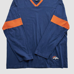 Denver Broncos NFL 2000s Long Sleeve T-shirt - Navy T-shirts