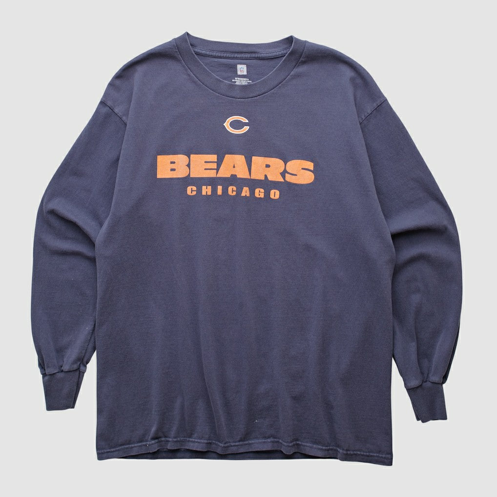 Chicago Bears NFL 2000s Long Sleeve T-shirt - Navy T-shirts