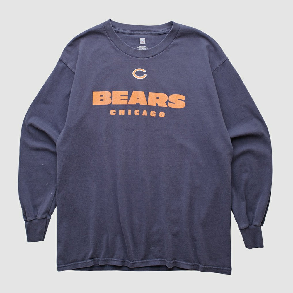 Chicago Bears NFL 2000s Long Sleeve T-shirt - Navy T-shirts