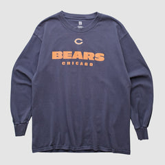 Chicago Bears NFL 2000s Long Sleeve T-shirt - Navy T-shirts