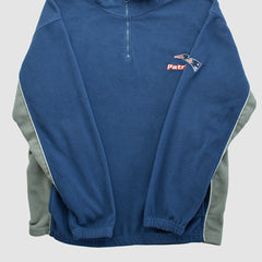New England Patriots NFL 2000s 1/4 Zip Sweatshirt - Navy Sweatshirts