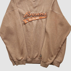 Cleveland Browns 2000s Pullover Sweatshirt - Clay Pullover