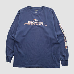 Denver Broncos NFL 2010s Long Sleeve T-shirt - Navy T-shirts